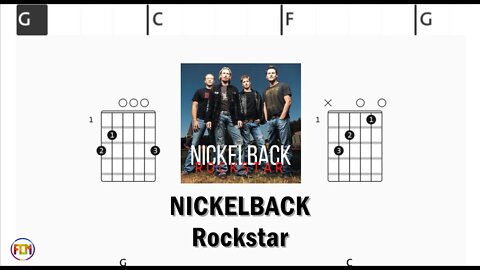 NICKELBACK Rockstar - (Chords & Lyrics like a Karaoke) HD