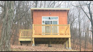 Washington County parks building 5 rentable tiny cabins at Glacier Hill park