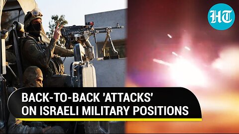 Iran-backed Group Launches Direct Attacks On Israel; Back-to-Back Strikes Target IDF Bases | Watch