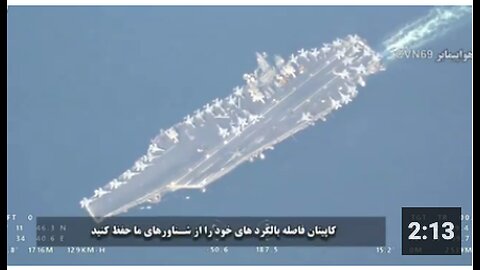 Iran’s IRGC Shares Footage Of U.S. Aircraft Carrier Leaving Persian Gulf