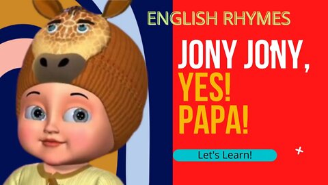 kids animation video on nursery rhymes | johny johny yes papa