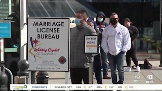 Clark County is getting ready to celebrate 5-million wedding licenses