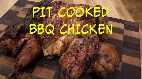 Pit Cooked BBQ Chicken on Weber Smokey Mountain