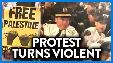 Free Palestine Protest Turns Violent as Protesters Turn on Cops