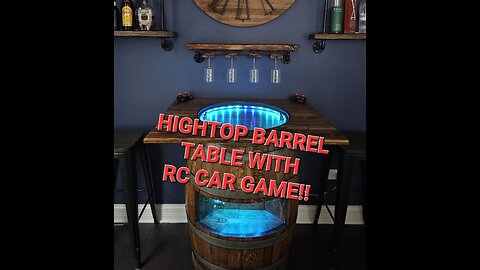 Making a Hightop Barrel Table ++ RC Car Game!! (Part 2)