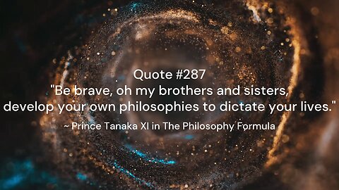 Quote #286-290 & More Insight: Prince Tanaka XI