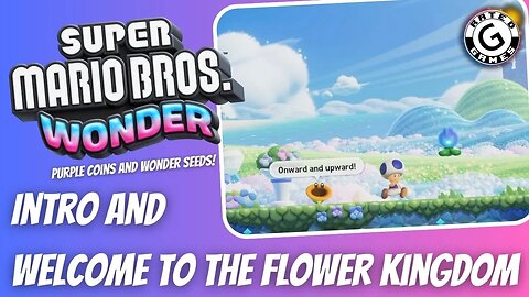 Super Mario Bros Wonder - Intro and Welcome to the Flower Kingdom