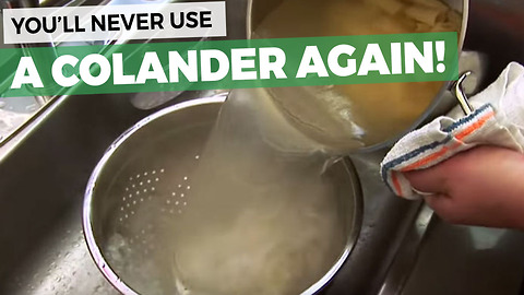 You'll Never Use A Colander Again After Seeing This!