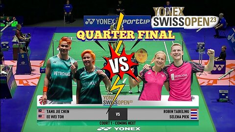 Highlights - Tang Jie Chen/Ee Wei Toh vs Robin Tabeling/Selena Piek - Swiss Open 2023