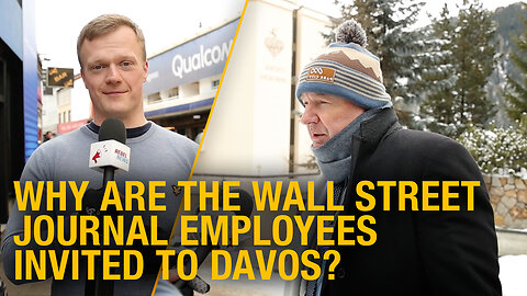 Why are WSJ employees invited to Davos?