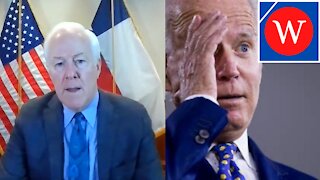 Texas Border Crisis: Sen John Cornyn Speaks On Migrants At Del Rio Border.