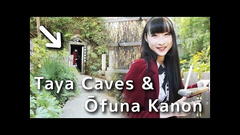 Exploring Taya Caves and Ofuna Kanon Temple with Minori - Tokyo Day Trip Japan!