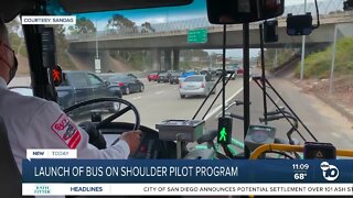 SANDAG launches 'Bus on Shoulder' pilot program