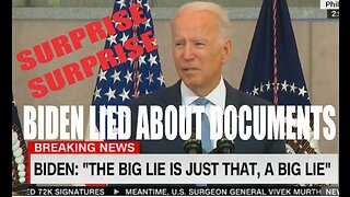 BIDEN AND THE WHITEHOUSE JUST KEEP ON LYING ABOUT THE DOCUMENTS OF BIDEN'S LEFT IN UNSECURE AREAS!!