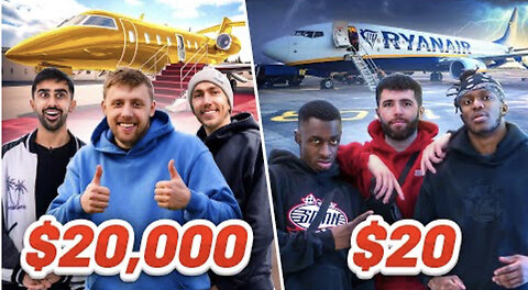 SIDEMEN $20,000 VS $20 PLANE TICKET