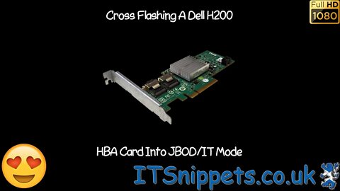 Cross Flashing Dell H200i to IT Mode