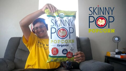 My First Time Trying Skinny Pop Popcorn! | Snacks On The Couch
