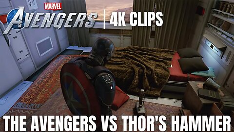 All Of The Avengers Try Lifting Thor's Hammer Mjolnir | Marvel's Avengers 4K Clips