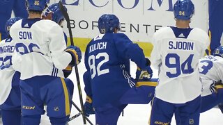 Years of collective young talent shines on day one of Sabres development camp