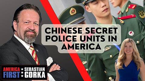 Chinese Secret Police units in America. Natalie Winters with Sebastian Gorka on AMERICA First