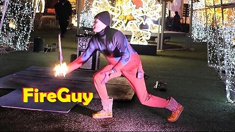 Fire Guy Guinness World Record Holder in Fire Eating from Toronto Canada