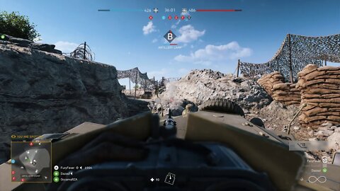 Battlefield V - Vehicle Top Gunner Kill While Capturing 1 of 2 - 2020-03-29