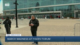 Fiserv Forum hosts Badgers, Raiders as they face off in NCAA tournament
