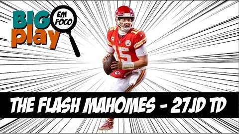 NFL - BIG PLAY EM FOCO: MAHOMES ATROPELOU os TITANS em um dos MELHORES MOMENTOS dos PLAYOFFS da NFL