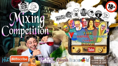 Vaping Community Episode 23: Mixing Competition. Yup! That is an actual plan.