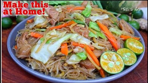 Pancit Bihon | The Secret of Cooking the best Pancit Guisado