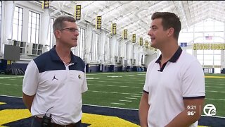 Harbaugh talks starting quarterbacks in one-on-one interview with Brad Galli