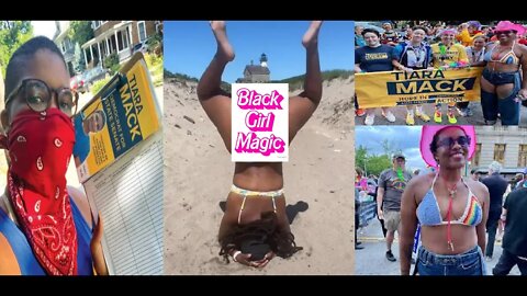 Twerking Upside Down Liberal Black Female Senator - Hollywood & Politics Favorite Diversity Tokens