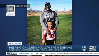 Phoenix Children's treats Valley boy so he can stay on the field