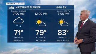 Southeast Wisconsin weather: Wednesday morning shower, warm and humid day