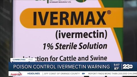 Ivermectin calls to poison control centers continue to spike