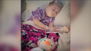 Community raises over 27 thousand dollars to help a 3-year-old battling brain cancer