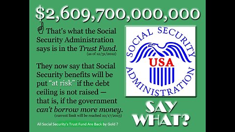 Social Security Is Gone and U.S.A. Government Did Not Paid In One Single Penny ?