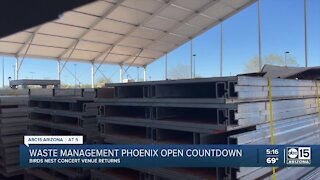 Construction underway at Phoenix Open's Birds Nest