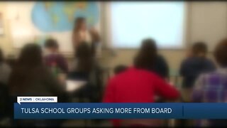 Tulsa school groups asking for more from board