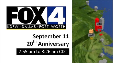 Real Time: September 11 2001 | FOX 4 KDFW (7:55am - 8:26am CDT)