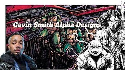 TMNT Alpha Issue 1 Covers by Gavin Smith