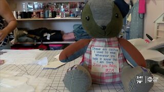 Seamstress provides comfort to families through memory bears