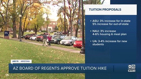 Arizona Board of Regents approves tuition growth rates
