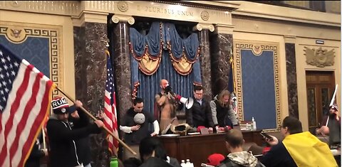 #FreeJake #Amen Jake Angeli (Chansely) Leads Prayer in Senate Chambers