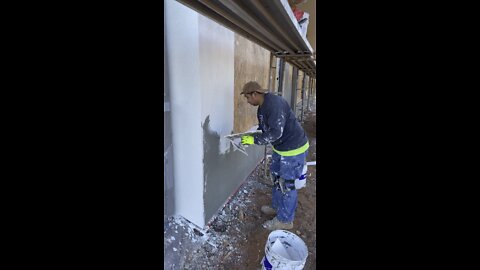 How to install stucco finish