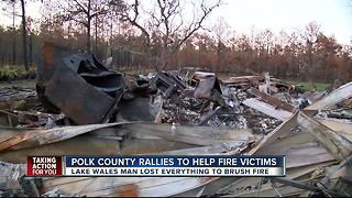 Event raises thousands for families in need after Polk County brush fire