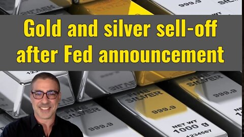 Gold, silver, and miners sell off after Fed announcement