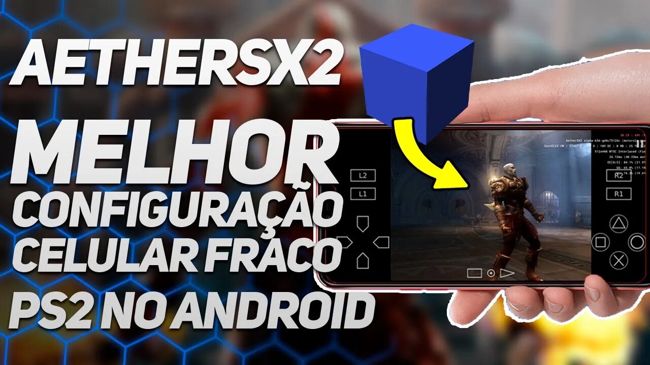 Como Jogar PS2 No Celular Android  Guia Completo Aethersx2! 
