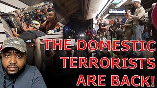 WOKE NYC Jordan Neely Protestors ARRESTED As They SHUT DOWN Power And TAKEOVER TRACKS In Subway!