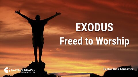 Freed to Worship – a verse-by-verse study of Exodus – starting in Exodus 4:21